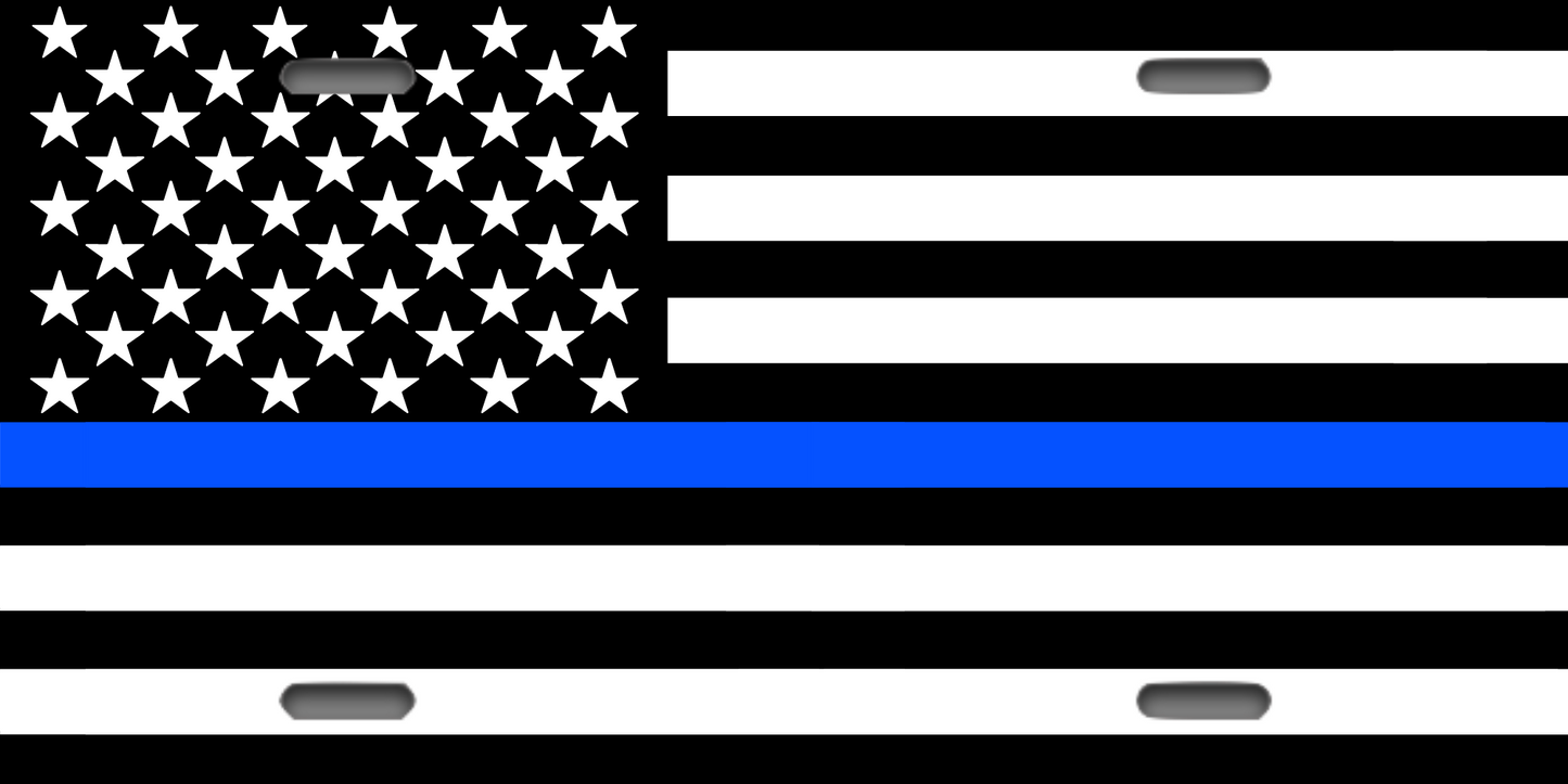 Thin Line License Plate