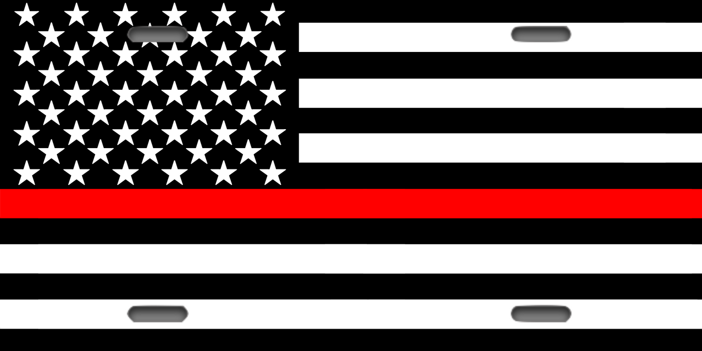Thin Line License Plate