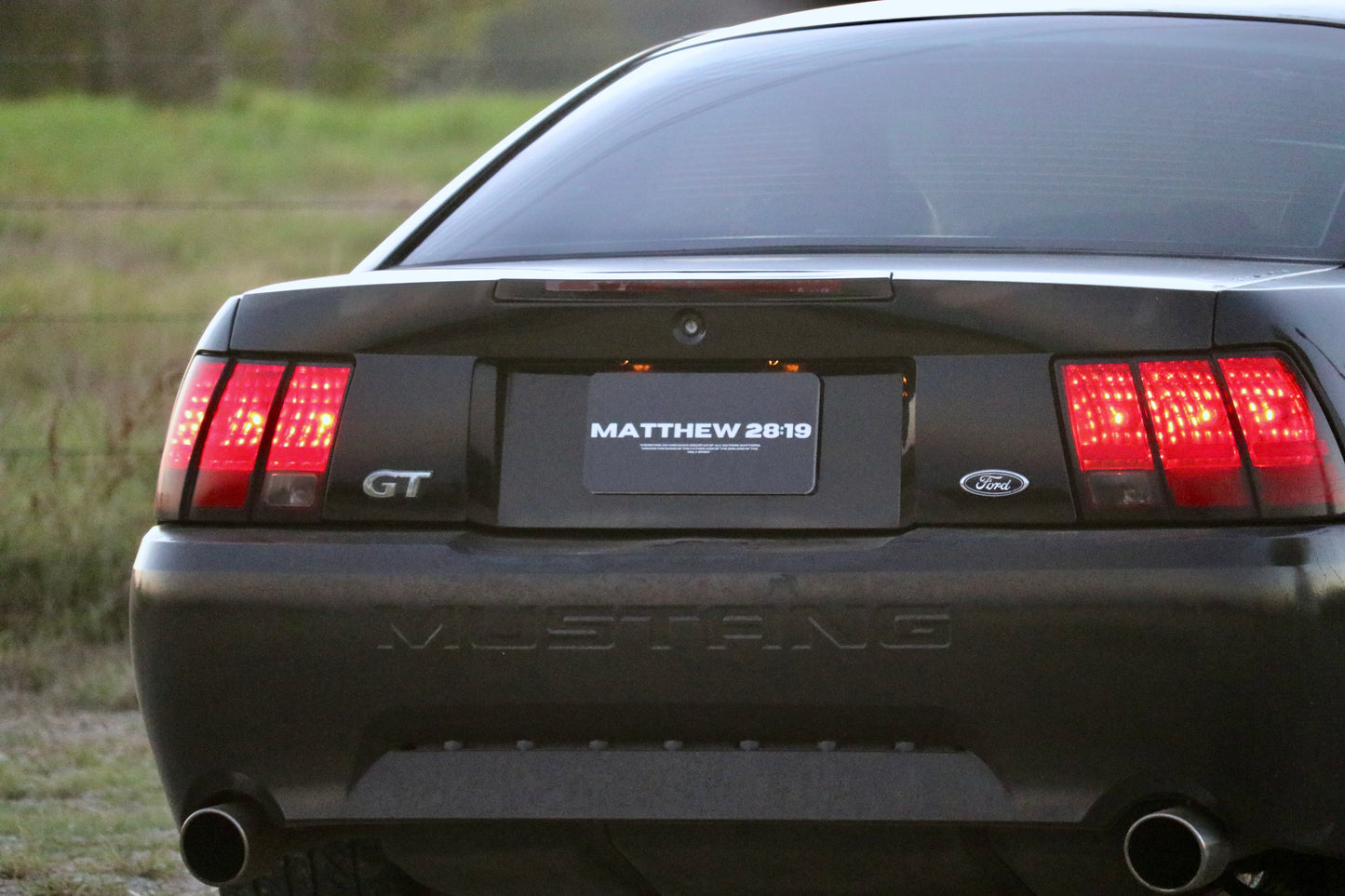 Matthew 28:19 License Plate Cover