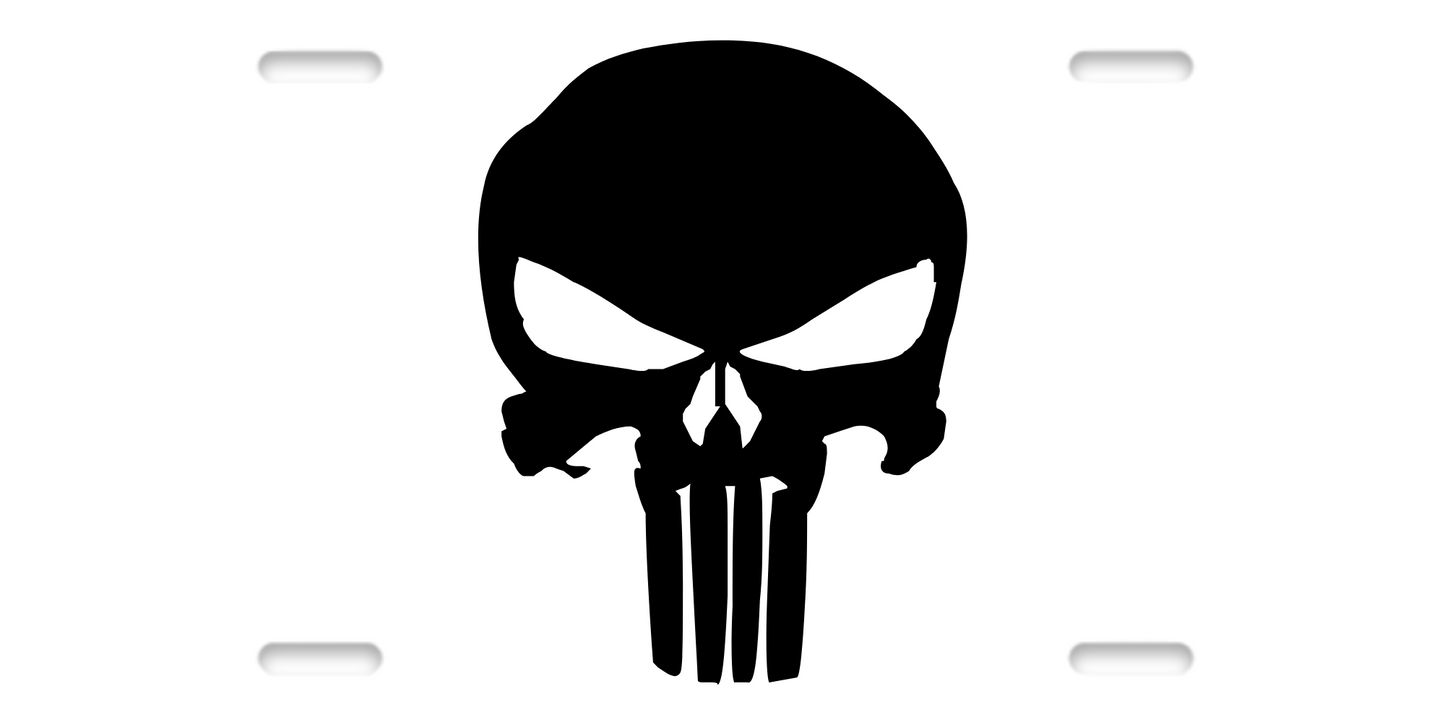 Punisher License Plate