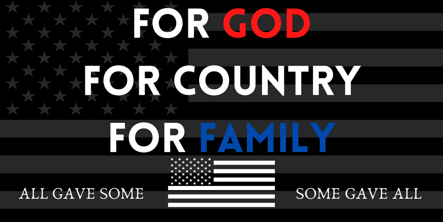 God, Country, Family