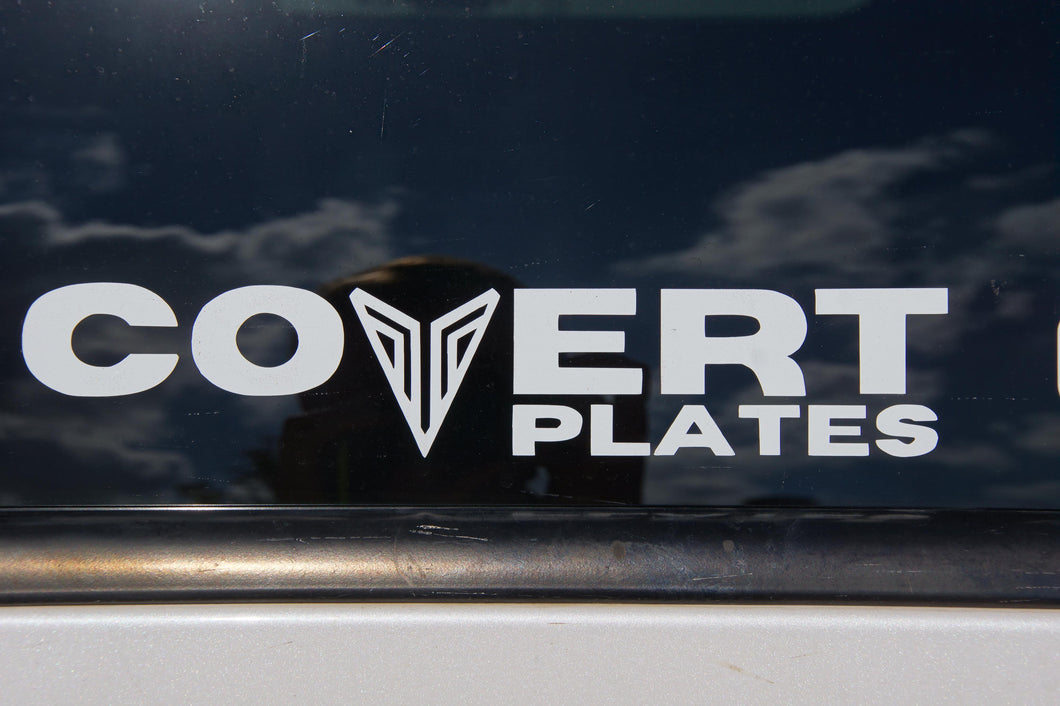 Covert Plates Decal
